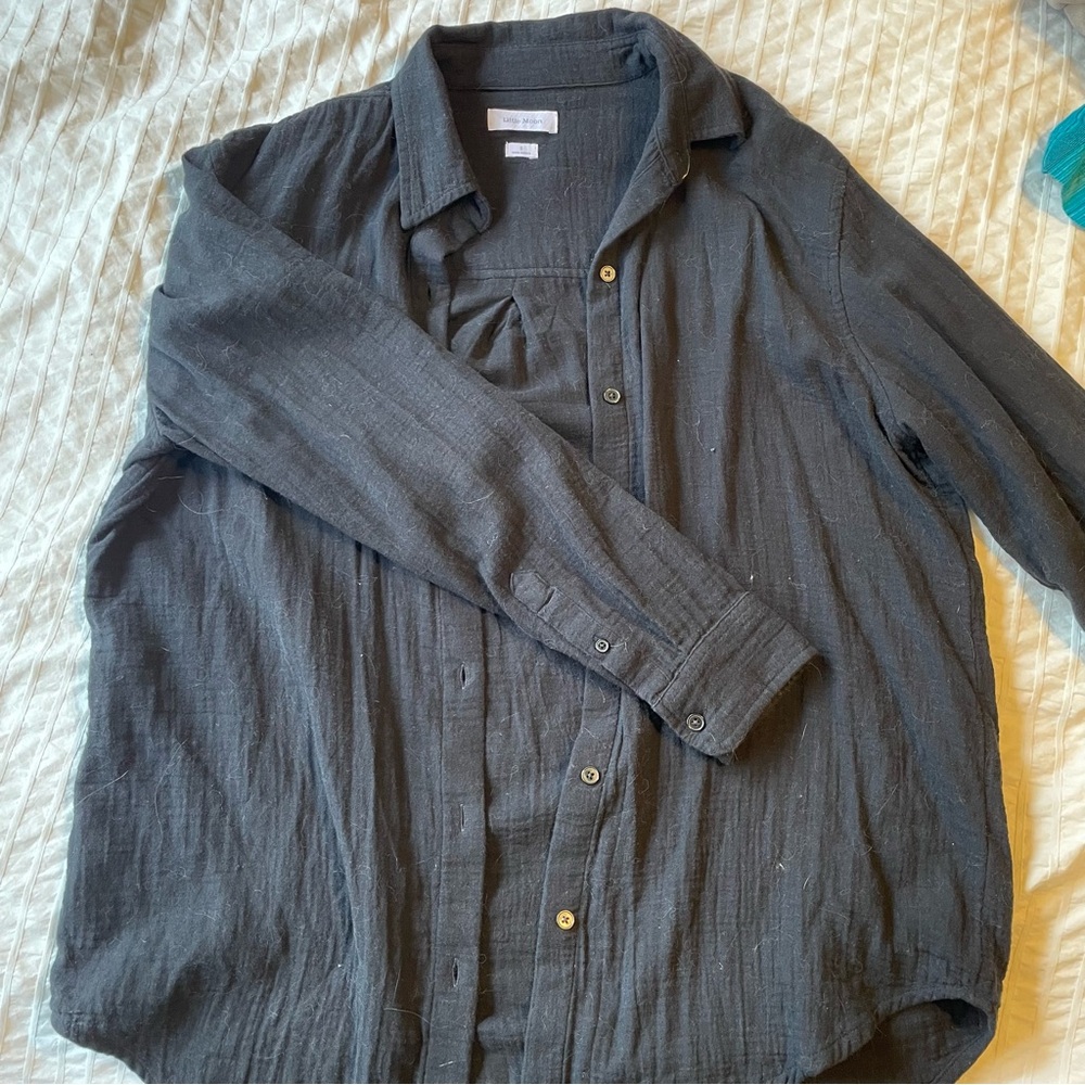 Black Button-Up Shirt
